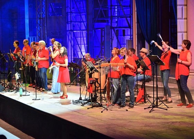 Mit Swing, Gospel und Pop dem Publikum eingeheizt
