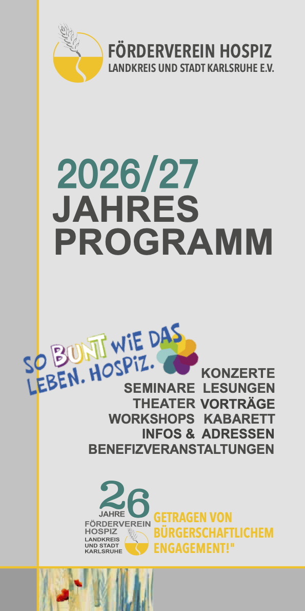 Titelseite26_27 Das neue Jahresprogramm ist da.